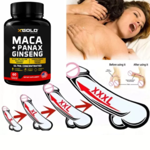 Maca plus panax gensing 60 piece capsules (Made in USA) 100% original.